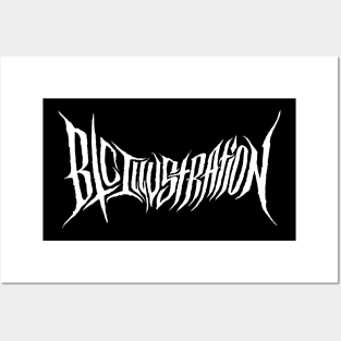 Death Metal 'btcillustration' Logo Posters and Art